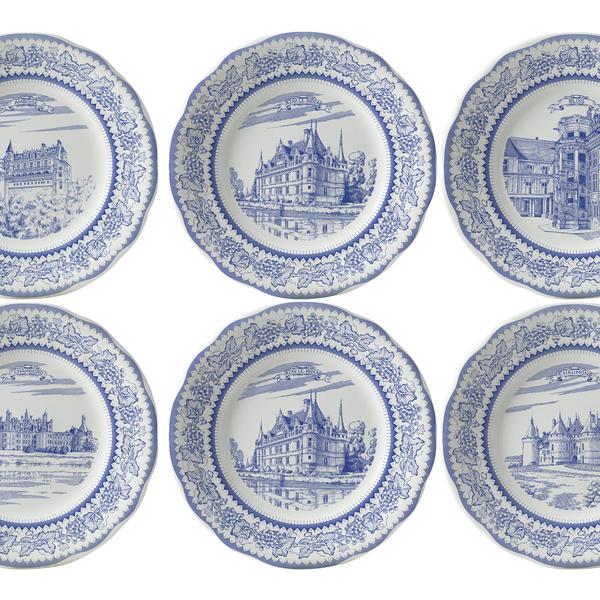 Gien Châteaux de la Loire Dinnerware | artedona.