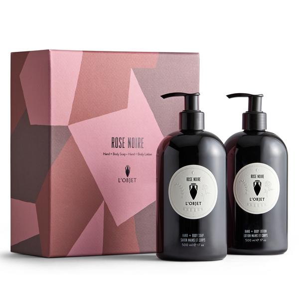 L'Objet Rose Noire hand and body soap & lotion