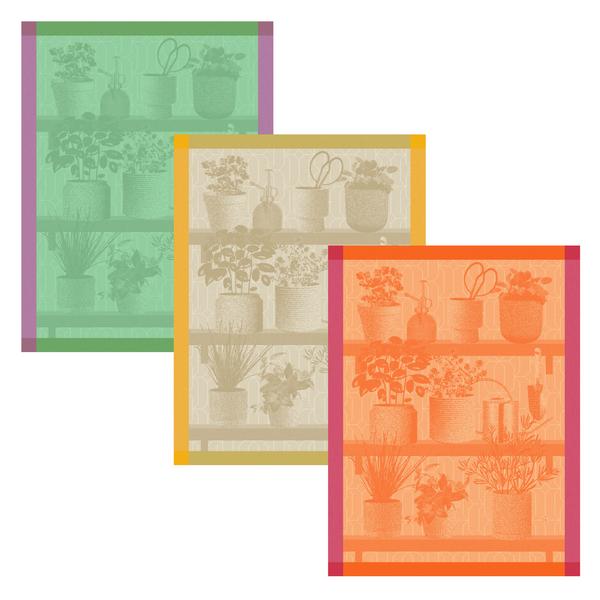 Le Jacquard Francais Herbes Fraiches tea towels