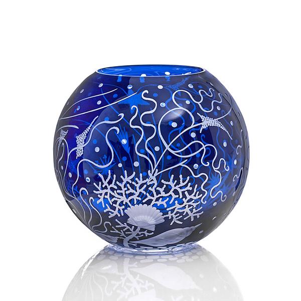 Artel Vase Atlantis, dunkelblau
