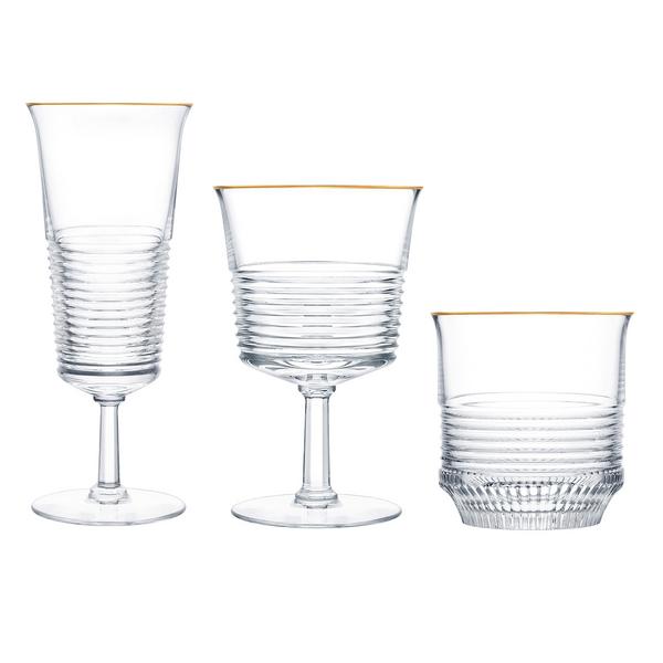 Saint-Louis Cadence Gold glasses