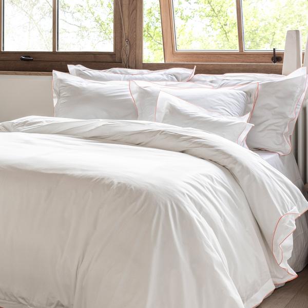 Le Jacquard Francais Songe bed linen, red