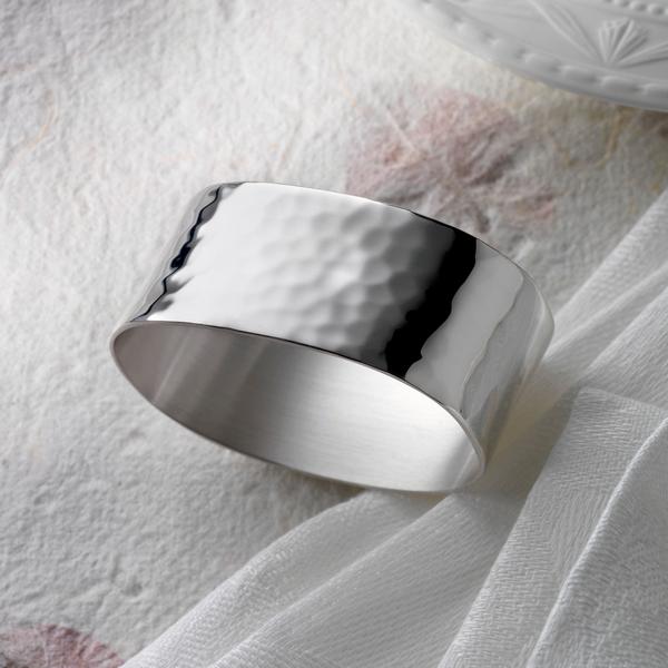 Robbe & Berking Martelé napkin rings