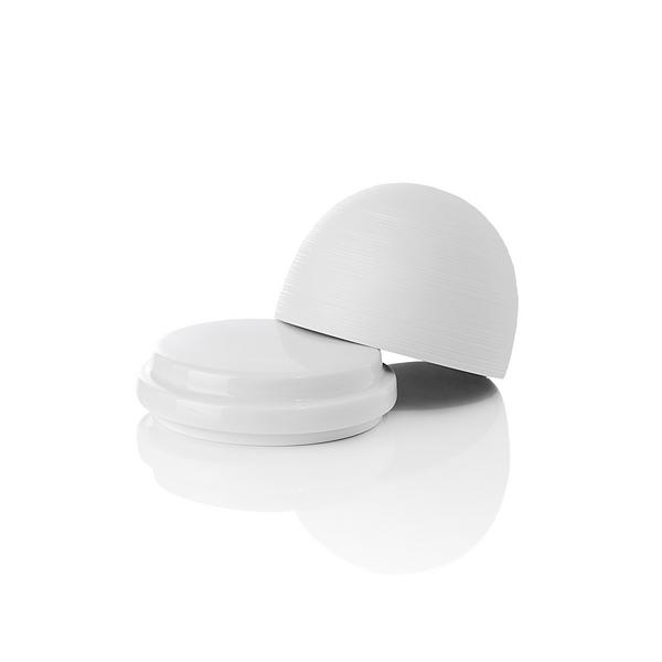 Coquet Hémisphère White butter dish