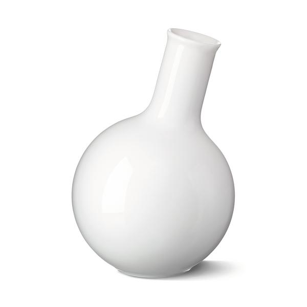 KPM Vase LAB Bulb, weiß