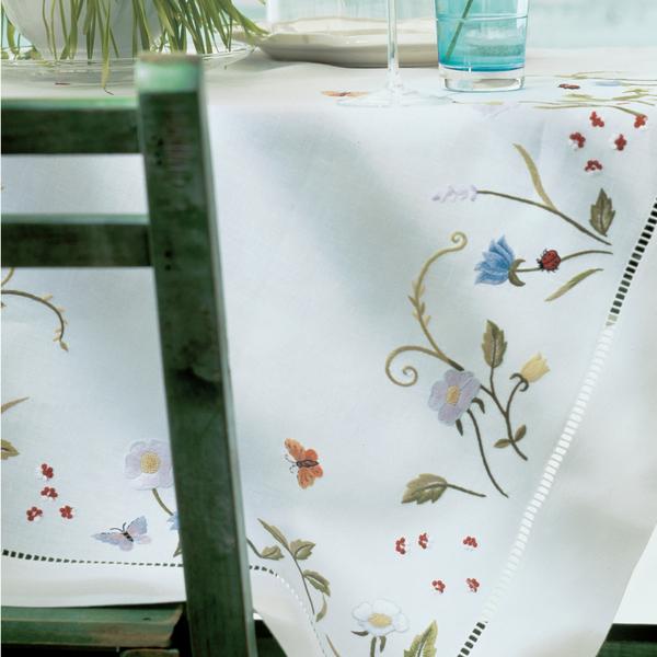Eri Textiles Leinentischwäsche Blumenwiese