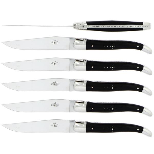 Forge de Laguiole Horn cutlery, high-polished finish
