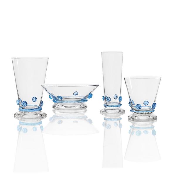 Theresienthal Bacchus glasses, light blue