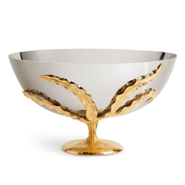 L'Objet Fern footed large bowl