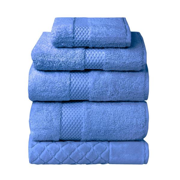 Yves Delorme Etoile terry towels, blue