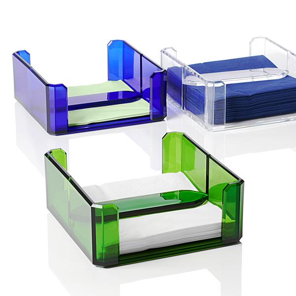 Mario Luca Giusti Kaspar acrylic napkin holders
