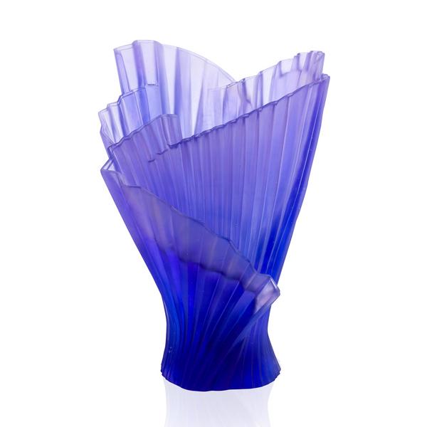 Daum Vase Croisière, H 37 cm