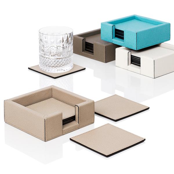 Giobagnara Tao square glass coasters