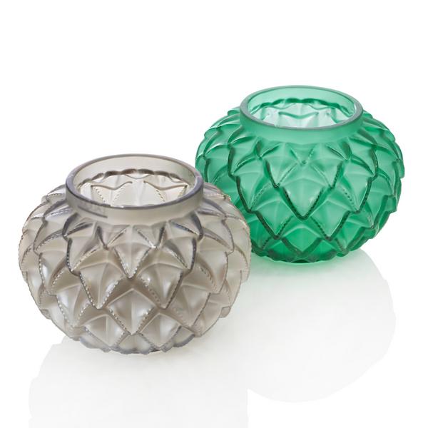 Lalique Languedoc vases