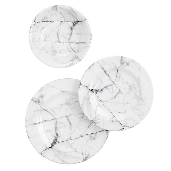 Mario Luca Giusti Moreschina melamine plates, white
