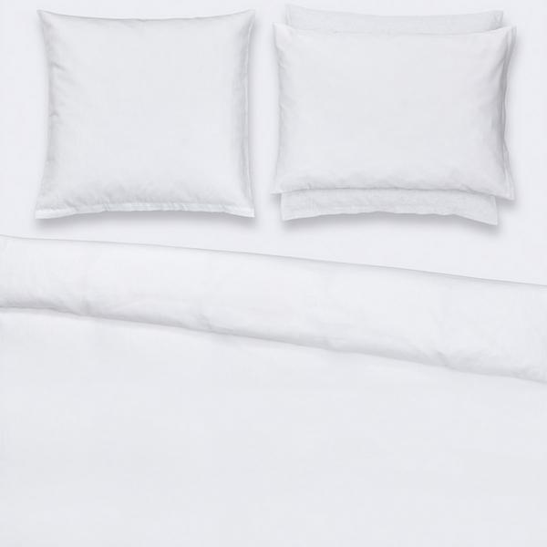 Christian Fischbacher Satin bed linen, white