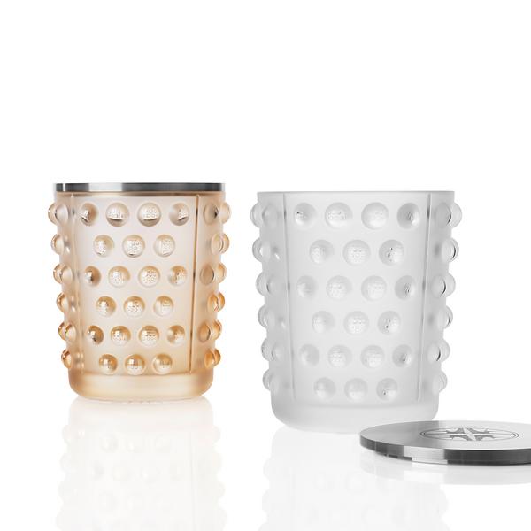 Lalique Mossi candle vases
