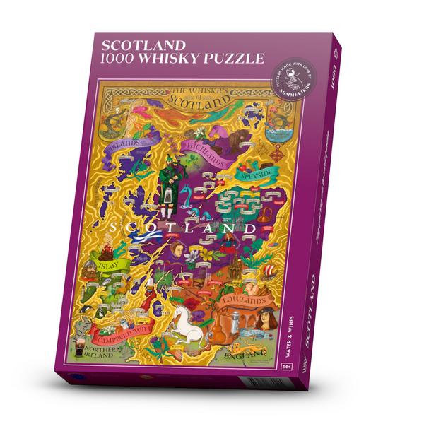 Water & Wines Whisky-Puzzle Schottland