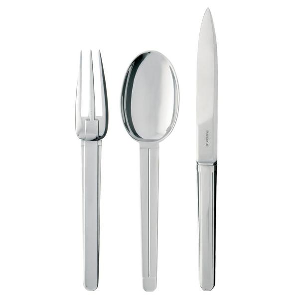 Puiforcat Guethary cutlery, stainless steel