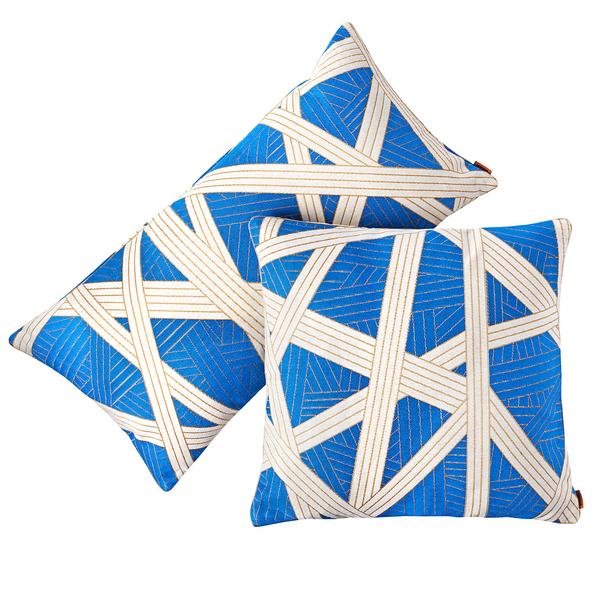 Missoni Home Nastri cushions, blue