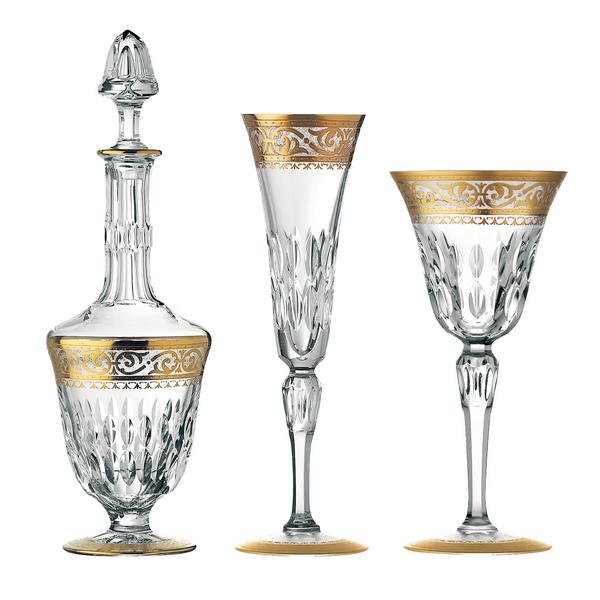 Saint-Louis Stella Gold glasses