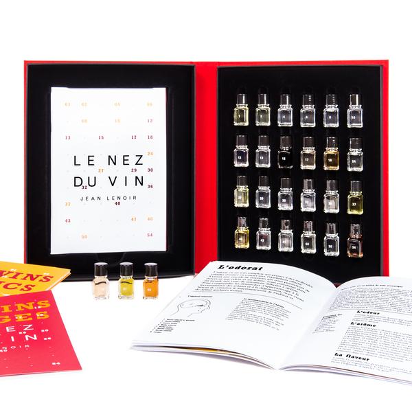 Jean Lenoir Le Nez du Vin 24 aromas (12 red wine and 12 white wine aromas)