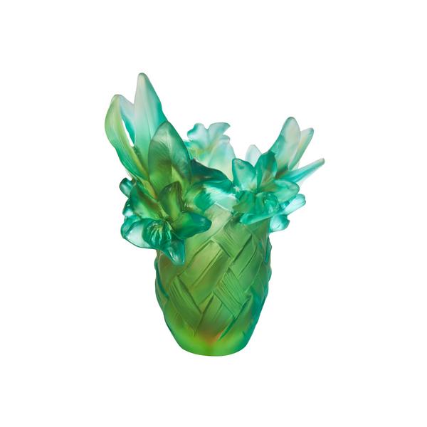 Daum Vase Tressage, H 21 cm