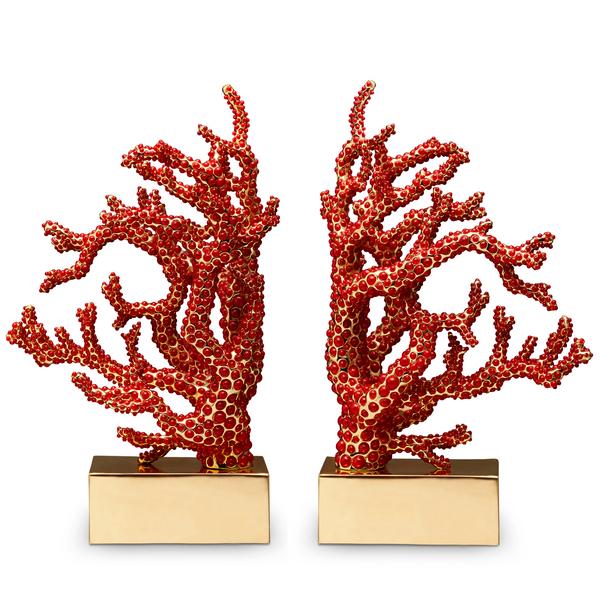 L'Objet Coral bookends