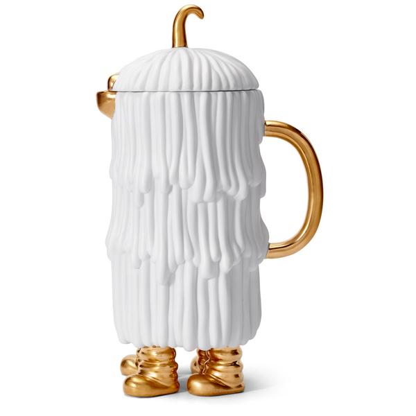 L'Objet Djuna coffee/teapot, white