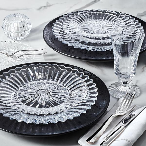 Baccarat Mille Nuits crystal glass plates | artedona.