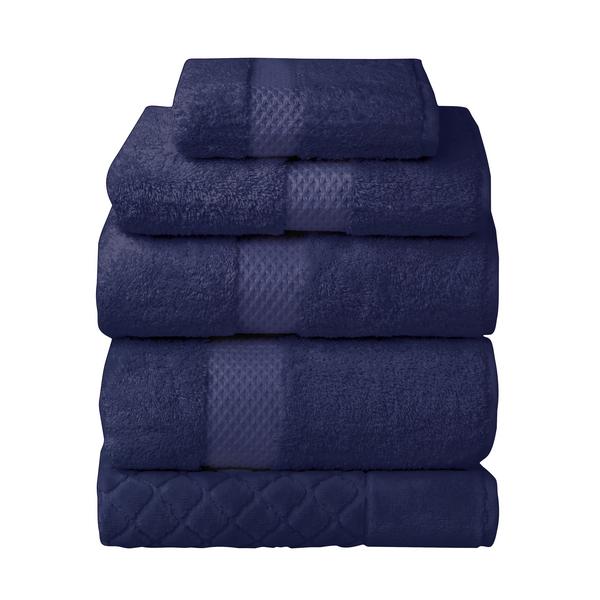 Yves Delorme Etoile terry towels, marine