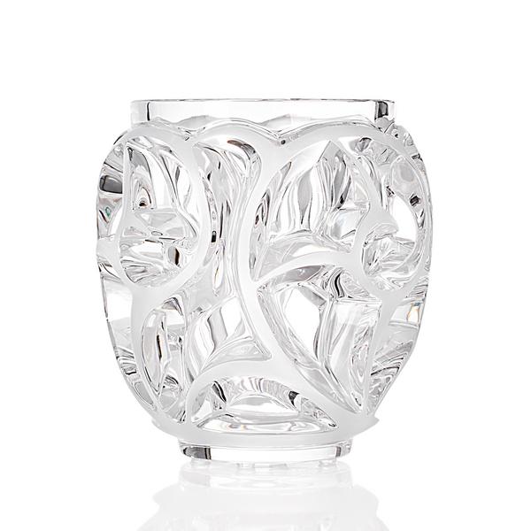 Lalique Tourbillons vases, h 21 cm