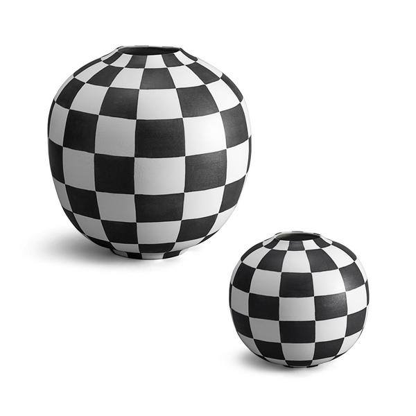 L'Objet Damier vases