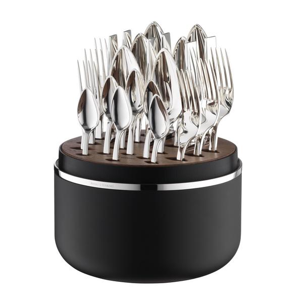 Robbe & Berking The Box Riva 24-piece cutlery set, silverplated