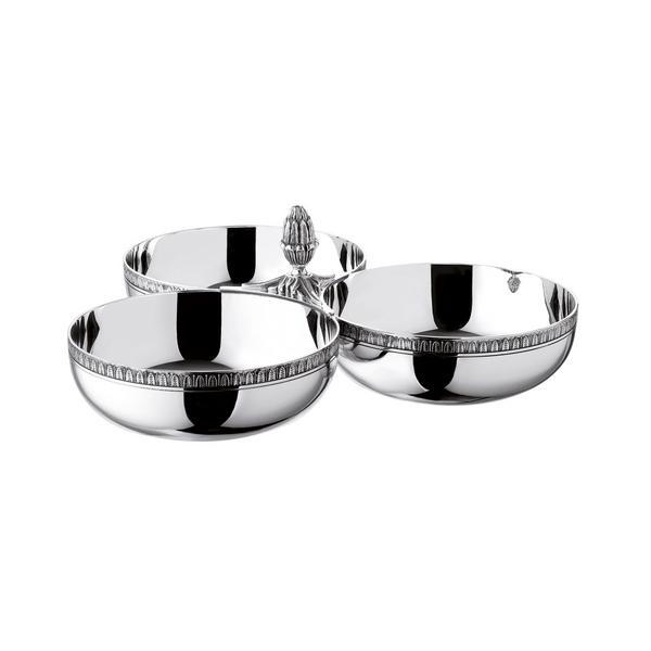 Christofle Malmaison triple dish