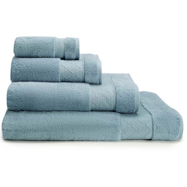 Le Jacquard Francais Caresse terry towels, glacier