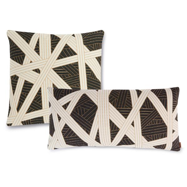 Missoni Home Nastri cushions, black