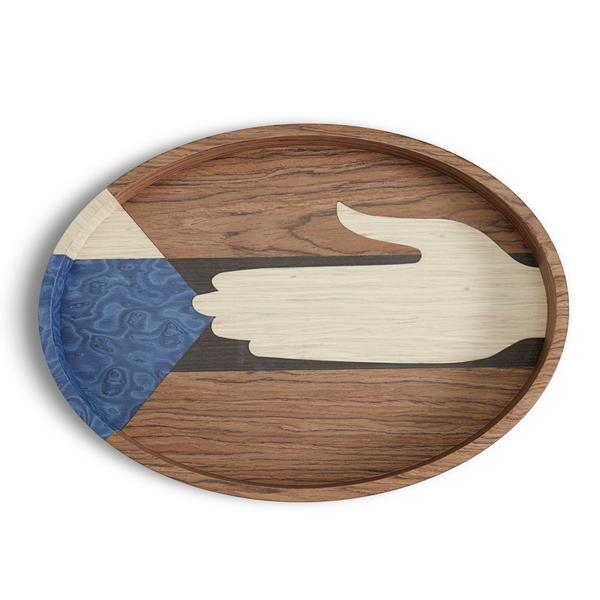 L'Objet Edgar oval tray