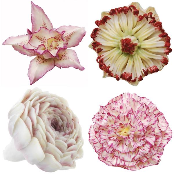 Nymphenburg Bemalte Tischblumen