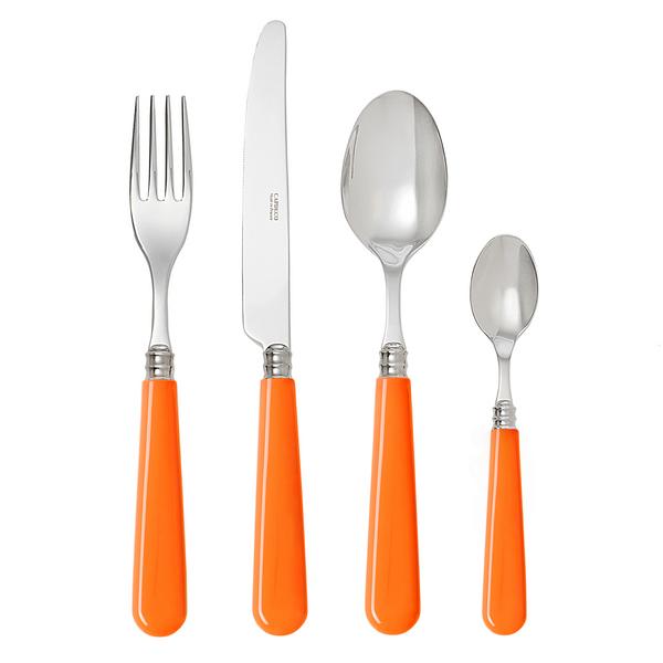 Capdeco Cambridge cutlery, orange
