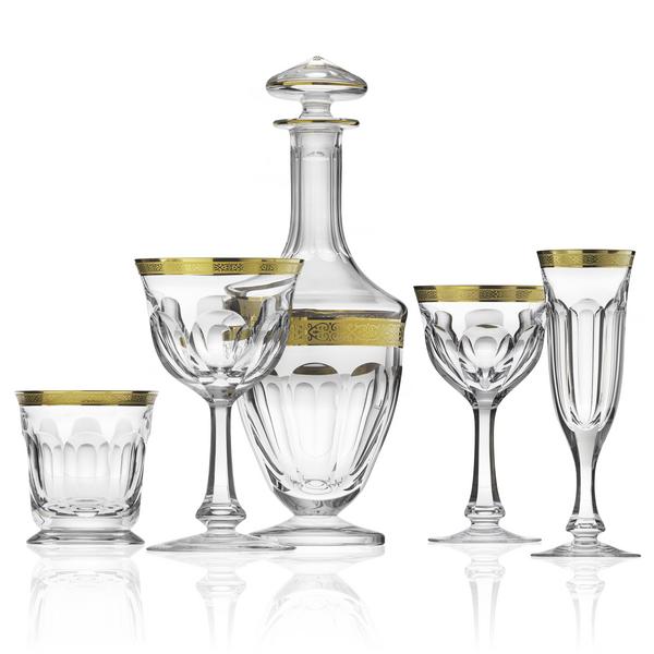Moser Lady Hamilton Gold glasses