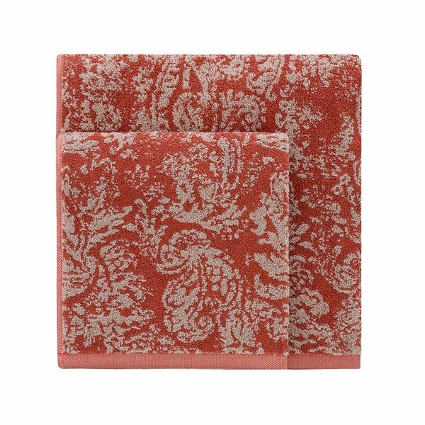 Leitner Friuli terry towels, rust red
