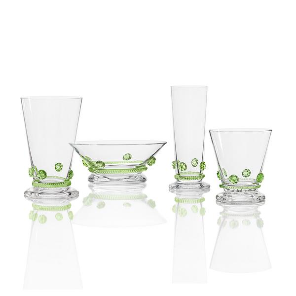 Theresienthal Bacchus glasses, light green