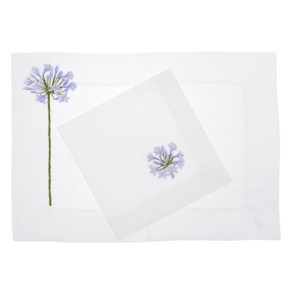 Eri Textiles Agapanthus table linen
