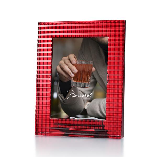 Baccarat Eye red picture frame, picture size 10 x 15 cm (4'' x 6'')