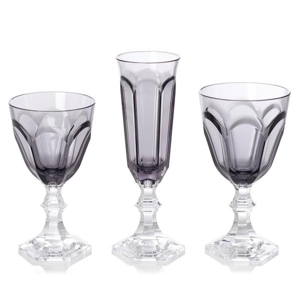 Mario Luca Giusti Dolce Vita acrylic glasses, grey
