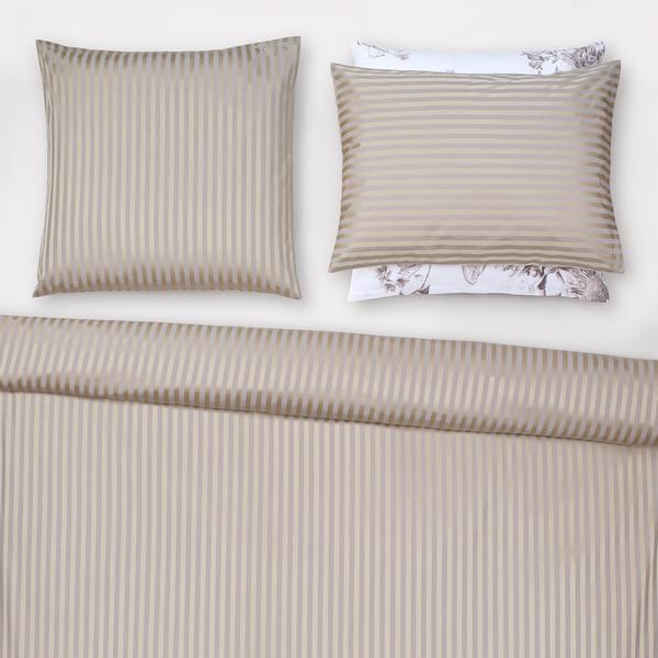 Christian Fischbacher Seta Cotone bed linen, bronze-gold