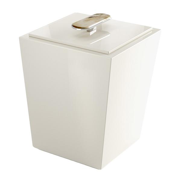 Arcahorn Bicco waste paper basket, ivory
