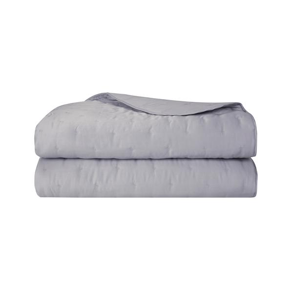 Yves Delorme Triomphe bed throws, platinum