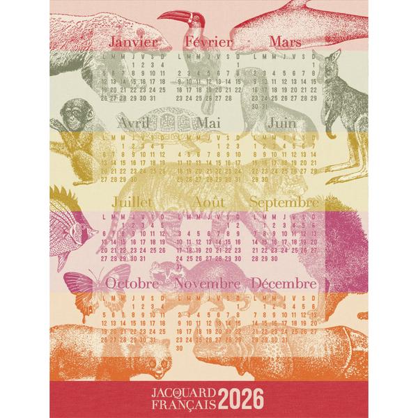 Le Jacquard Francais Geschirrtuch Calendrier, 2026
